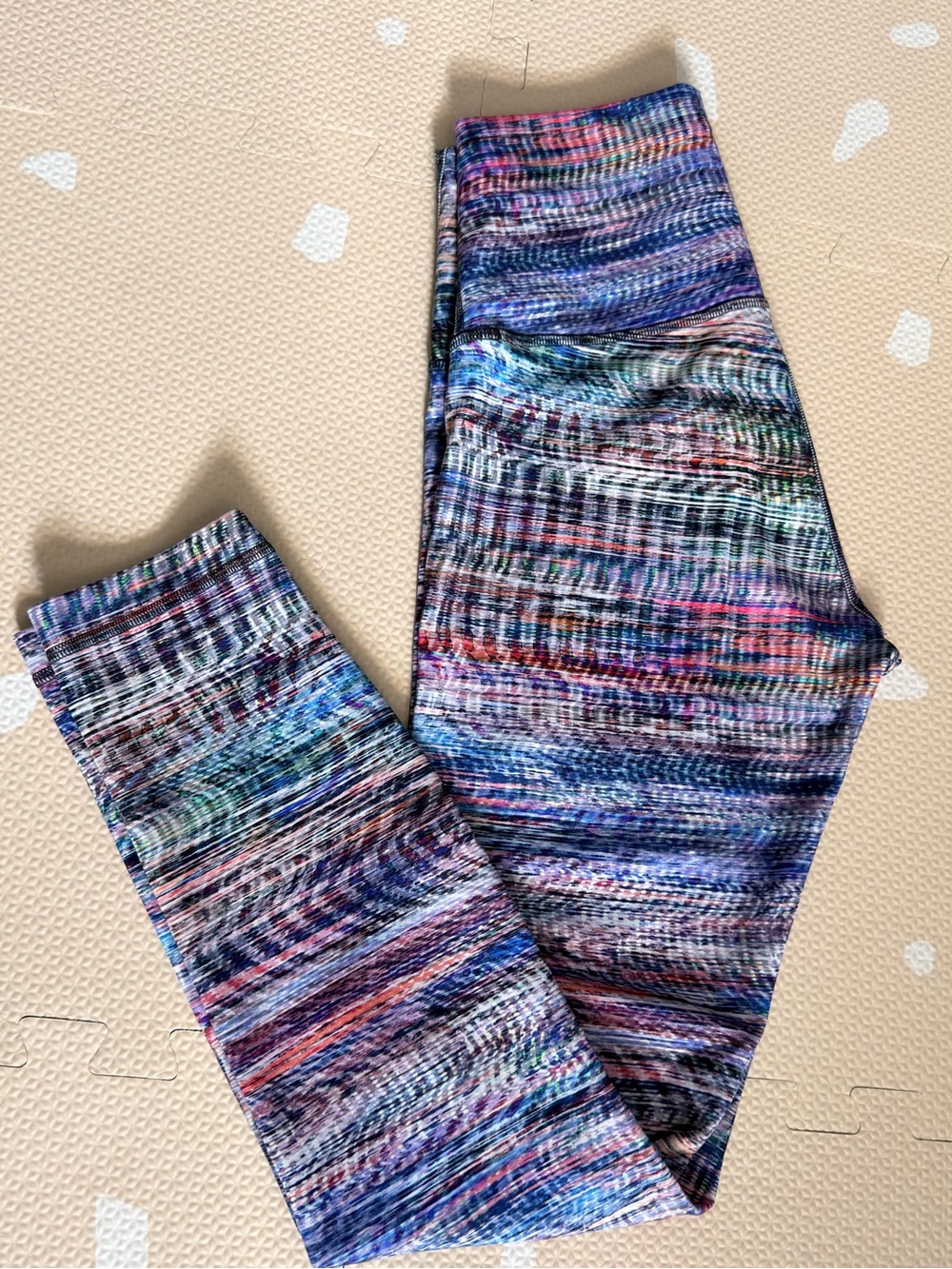Lululemon Leggings Women 6 Digital Oasis Multicolor Wunder Train High Rise Tight